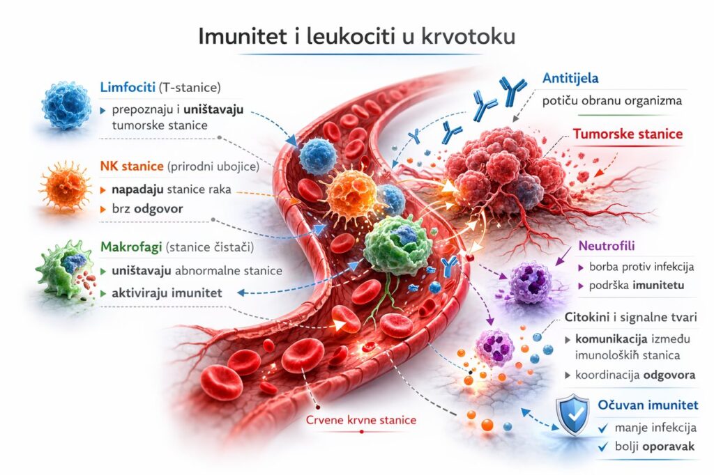 Leukociti i druge imunološke stanice u krvotoku