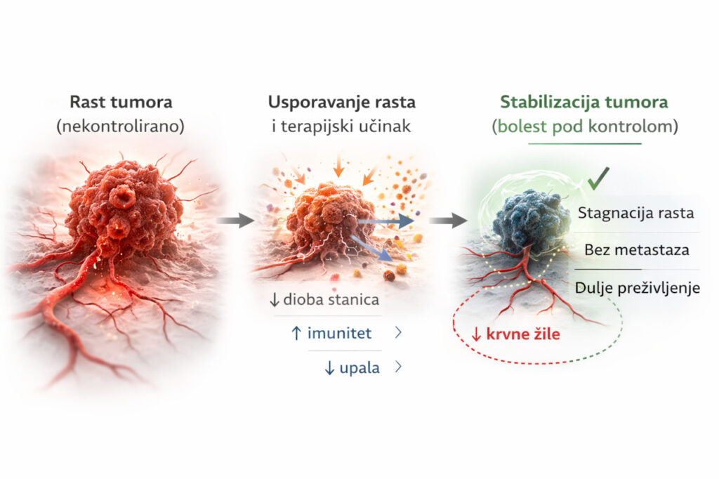 Stabilizacija tumora i usporavanje progresije bolesti